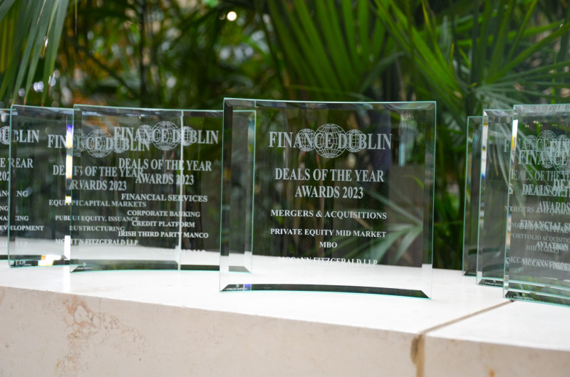McCann FitzGerald LLP advises on 15 Finance Dublin ‘Deals of the Year Awards 2023’