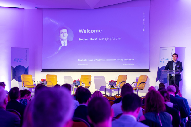 McCann FitzGerald LLP hosted In-House Counsel conference for 300 attendees in Dublin